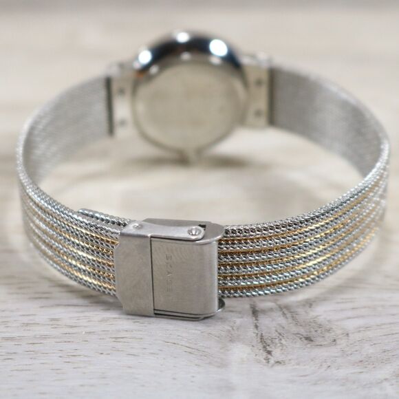 Skagen Denmark Women's Watch – Pre-Owned, New Battery, Round, Silver/White - Picture 5 of 8